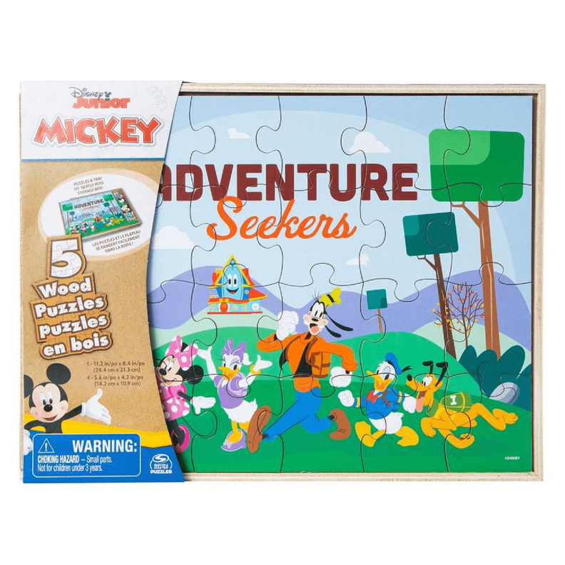 Puzzle De Madera 5 En 1 Mickey Adventure Seekers-4