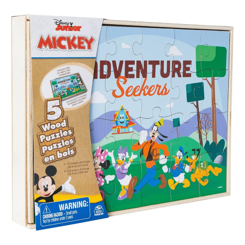 Puzzle De Madera 5 En 1 Mickey Adventure Seekers-5