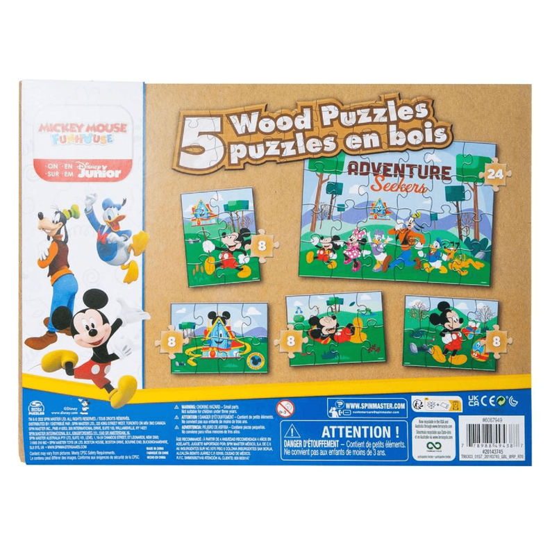 Puzzle De Madera 5 En 1 Mickey Adventure Seekers-6
