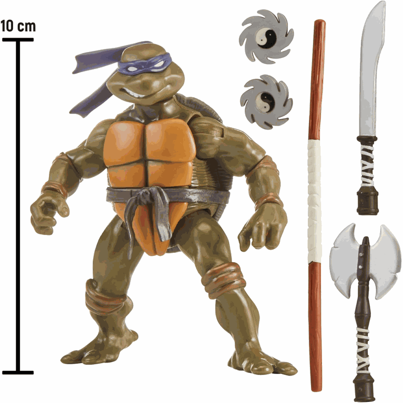 Las Tortugas Ninja Figura Clásica 13 Cm. Donatello-3
