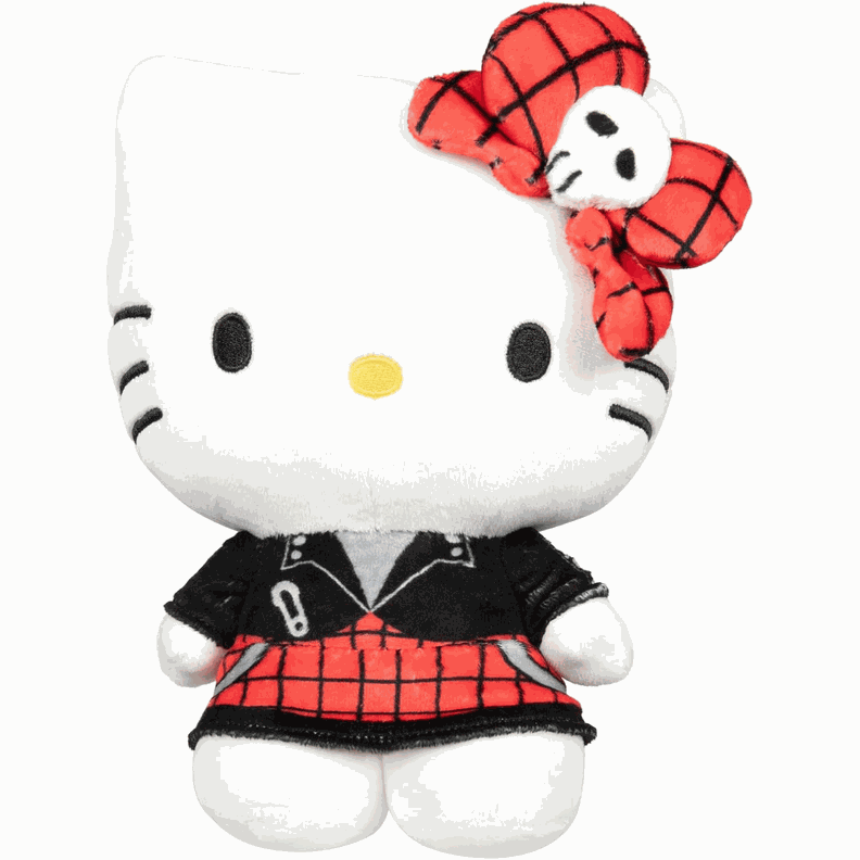 Hello Kitty And Friends Peluche 20 Cm Hello Kitty Punk-0