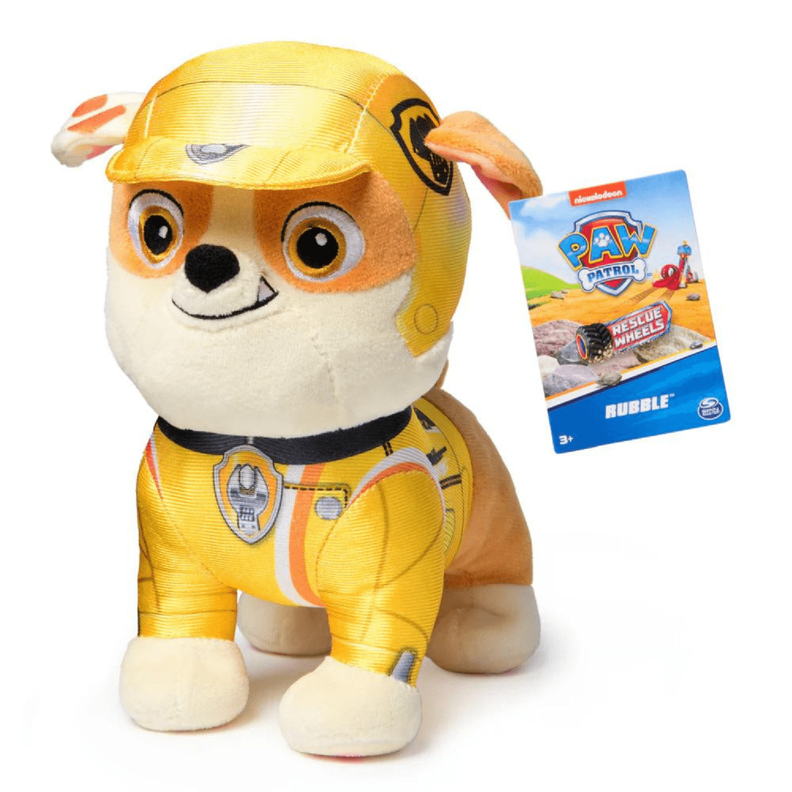 Paw Patrol Peluche Rubble 20 Cm. Rescue Wheels-0