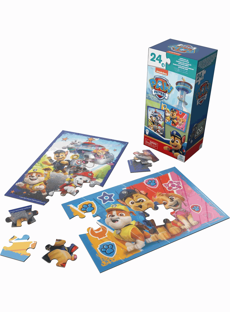 Paw Patrol Rompecabezas 3D Pack De 2 Puzzles Lenticulares-0