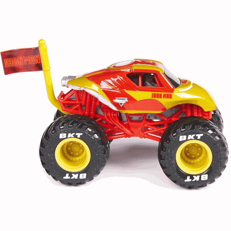 Monster Jam Marvel Vehiculo Escala 164 Iron Man-3