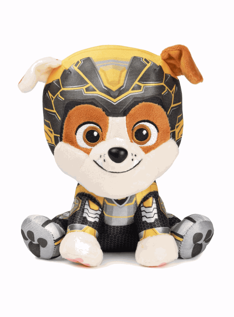 Peluche Paw Patrol 17 Cm Rubble - Mighty Movie-0