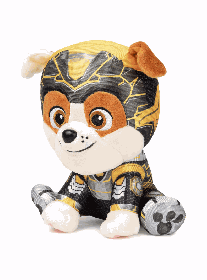 Peluche Paw Patrol 17 Cm Rubble - Mighty Movie-2