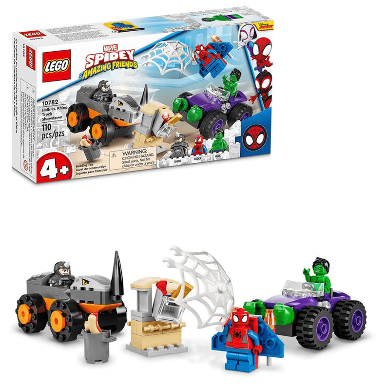 Lego Marvel Camiones De Combate De Hulk Y Rhino-0