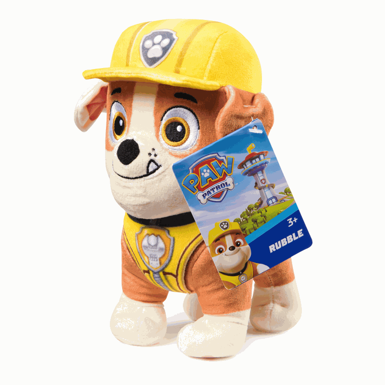 Paw Patrol Peluche 20 Cm. Rubble-0