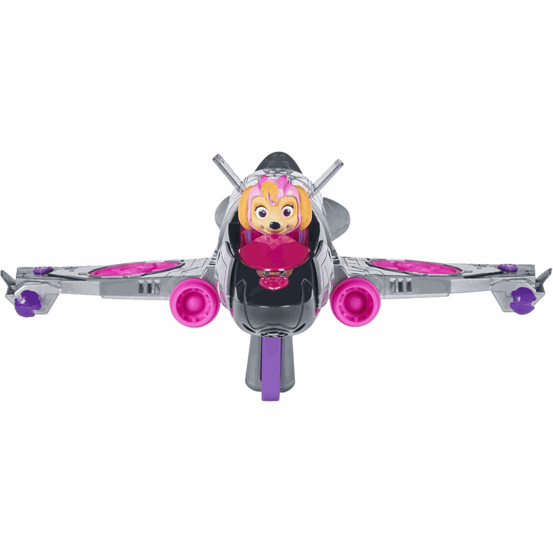 Paw Patrol Mighty Movie Jet Skye Con Luz Y Sonido-5