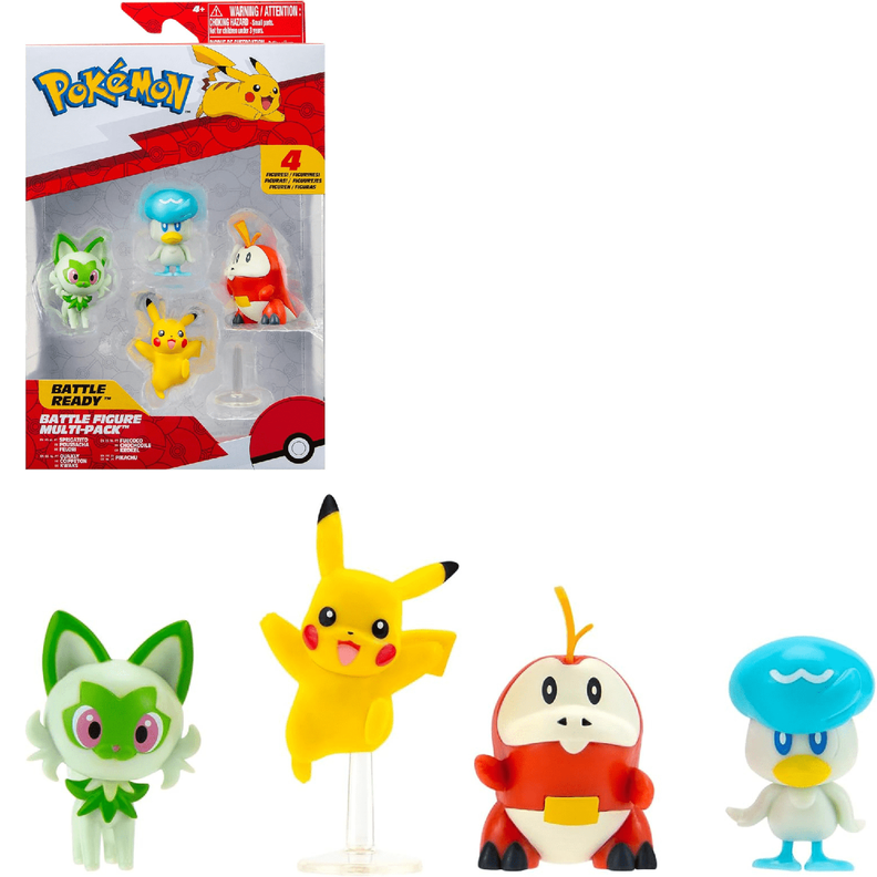 Pokemon Battle Ready Multipack 4 Figuras-0
