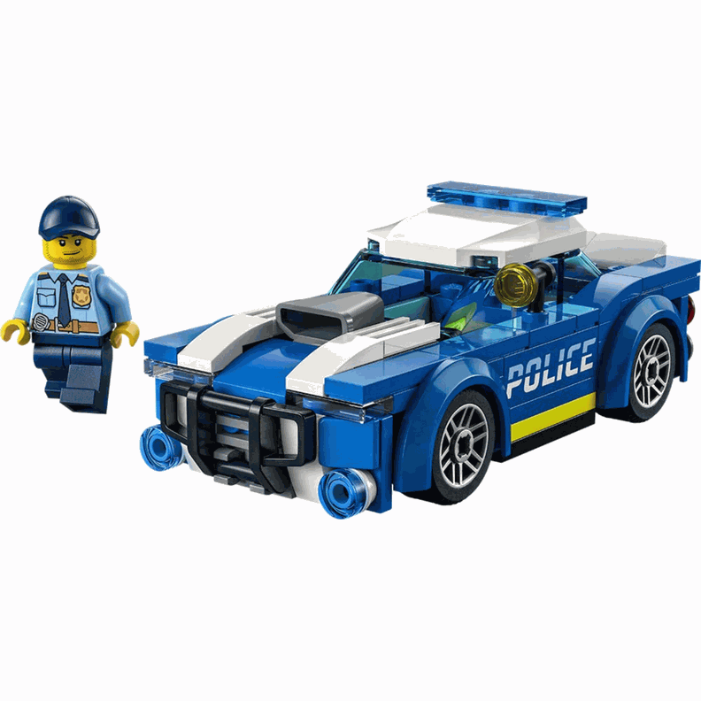 Lego City 94 Piezas - Auto De Policia-0