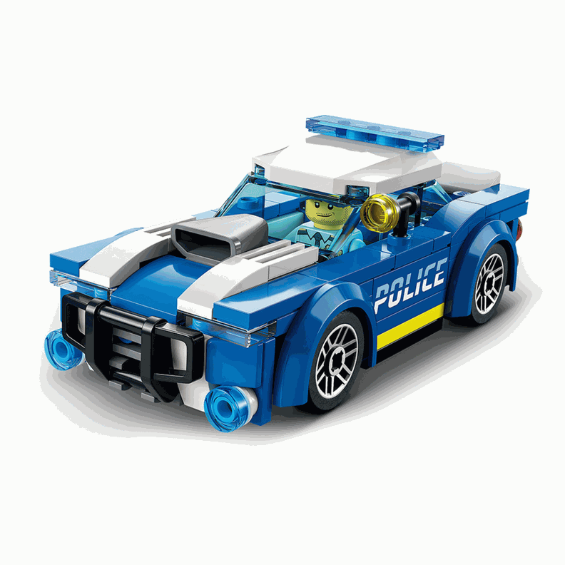 Lego City 94 Piezas - Auto De Policia-3