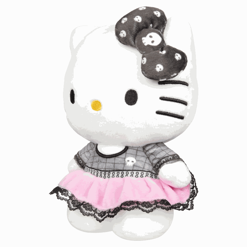 Hello Kitty And Friends Peluche 20 Cm Hello Kitty Punk Rosa-1