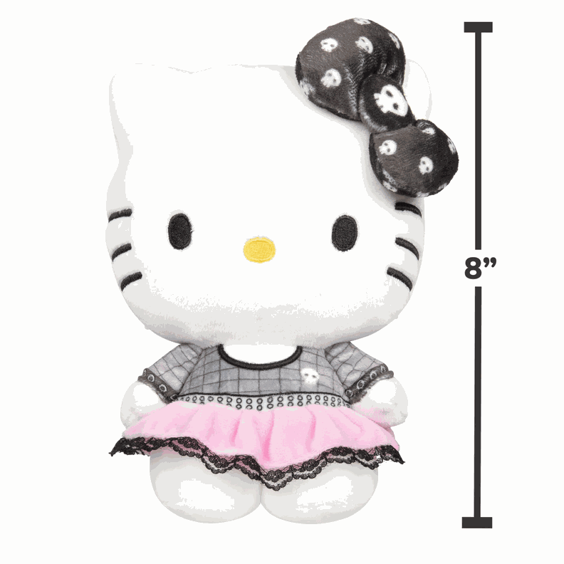 Hello Kitty And Friends Peluche 20 Cm Hello Kitty Punk Rosa-2