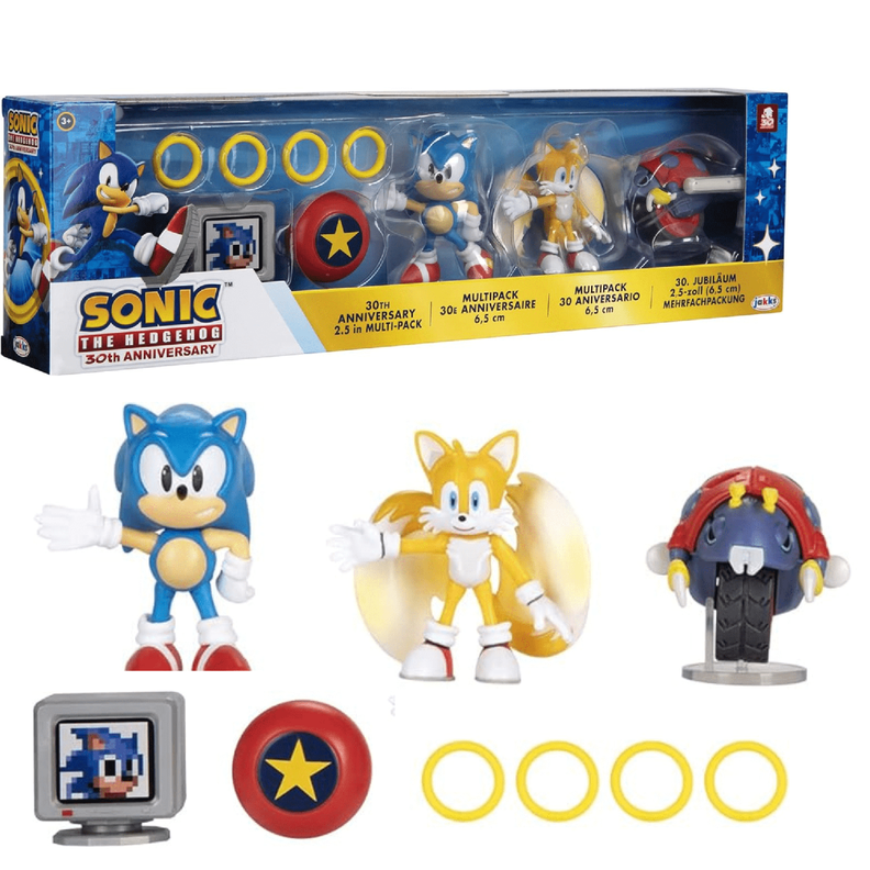 Sonic Multipack Figuras Mas Accesorios - 30 Aniversario-0