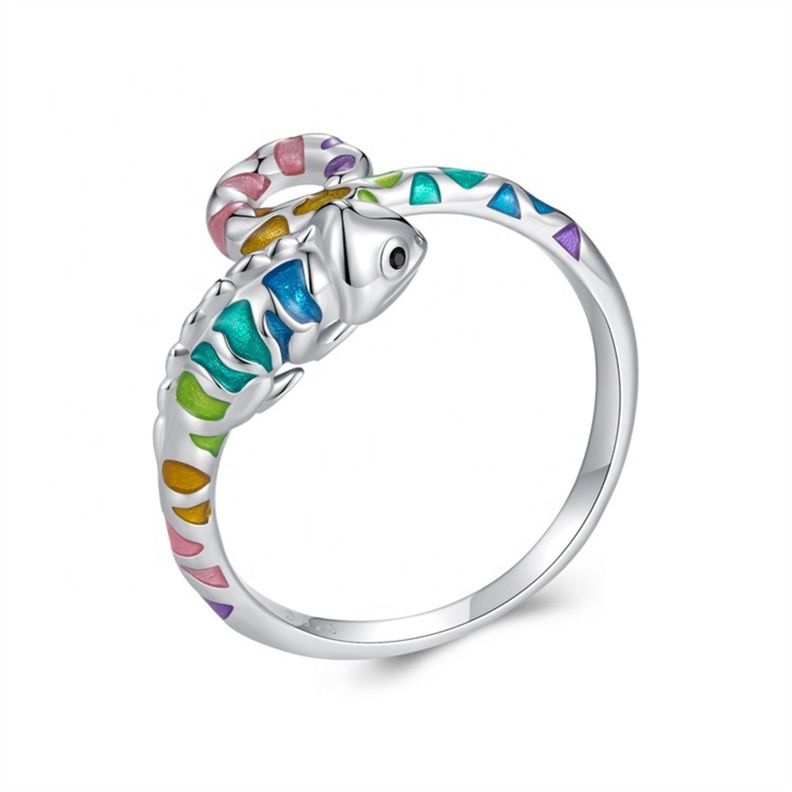 Anillo Camaleon Ajustable Plata 925-0