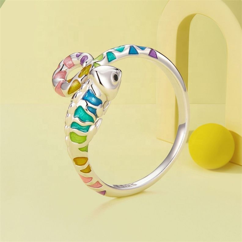 Anillo Camaleon Ajustable Plata 925-3