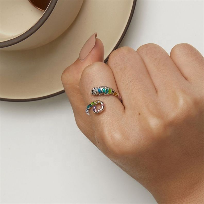Anillo Camaleon Ajustable Plata 925-4