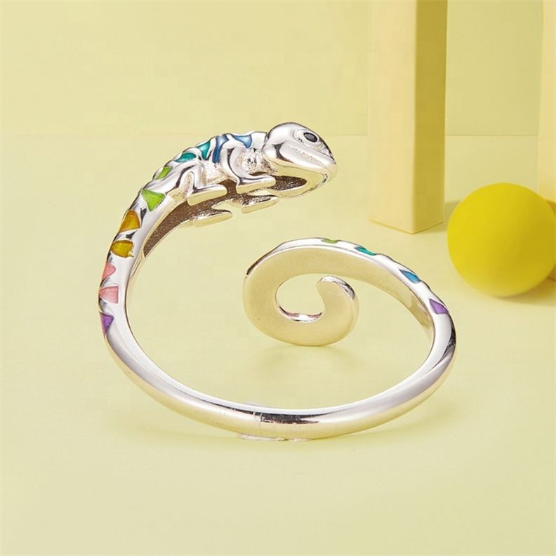 Anillo Ajustable Plata 925 Pez Koi-4