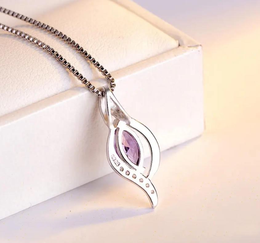 Collar Plata 925 Amatista-3