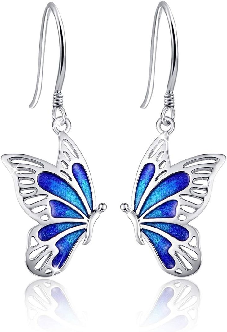 Aros Mariposa Plata 925-0