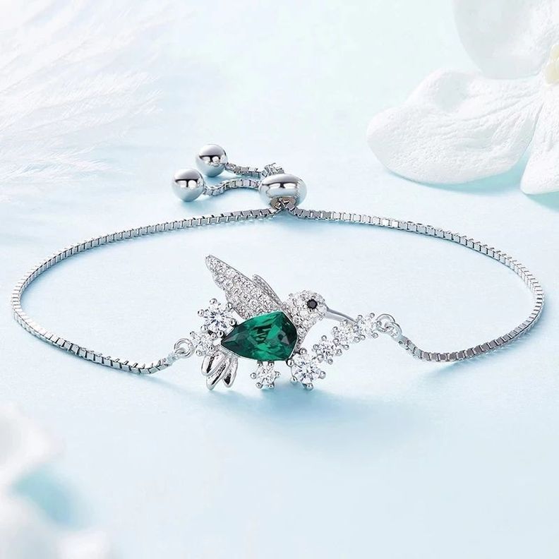 Pulsera Colibri Plata 925-2