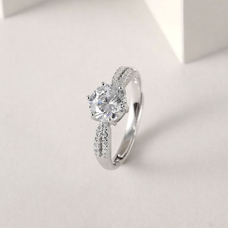 Anillo Ilusion Ajustable Plata 925-1