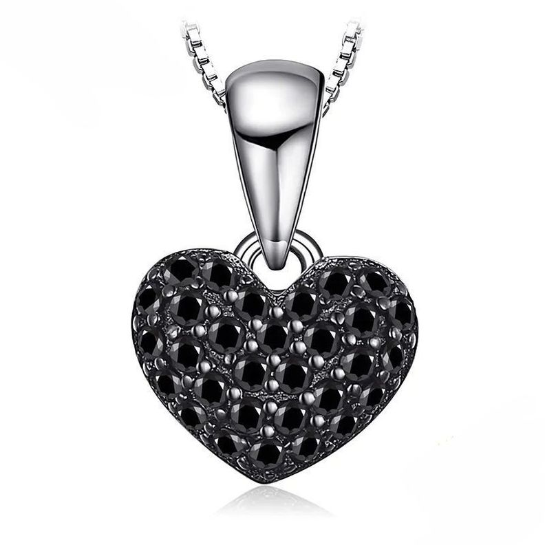 Collar corazón Elegante Plata 925-0