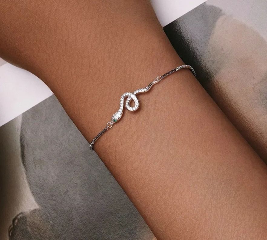 Pulsera Serpiente Snake Plata 925-2