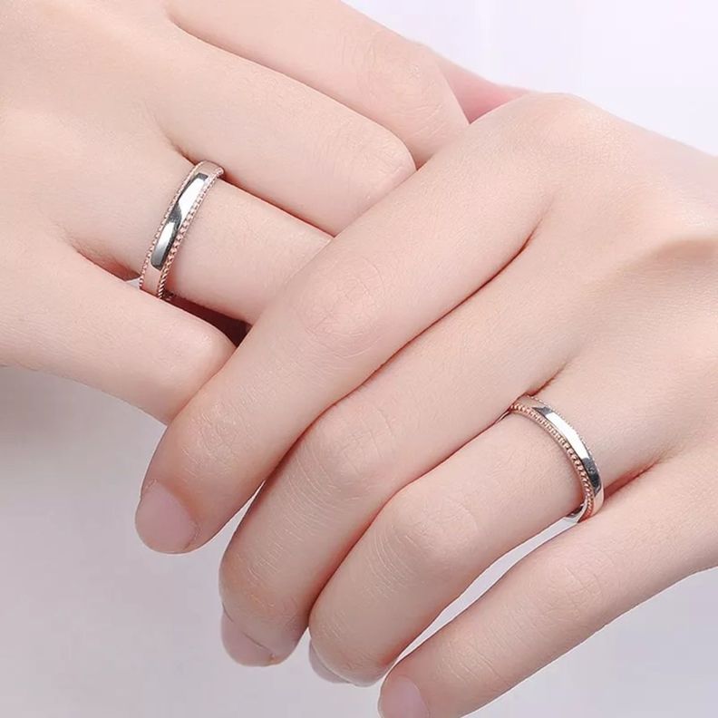 Anillos Ajustables Plata 925 Parejas Ilusiones-3