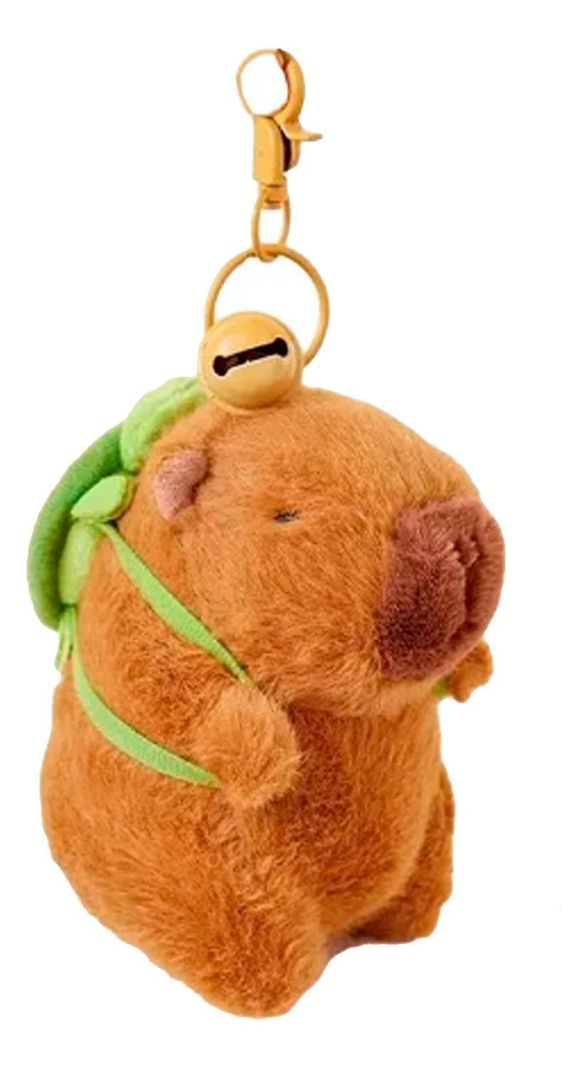 Peluche Mini Capibara 11cm Con Mochila-0