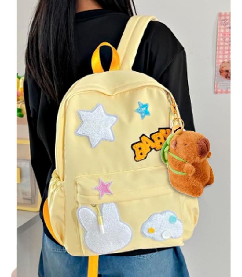 Peluche Mini Capibara 11cm Con Mochila-2