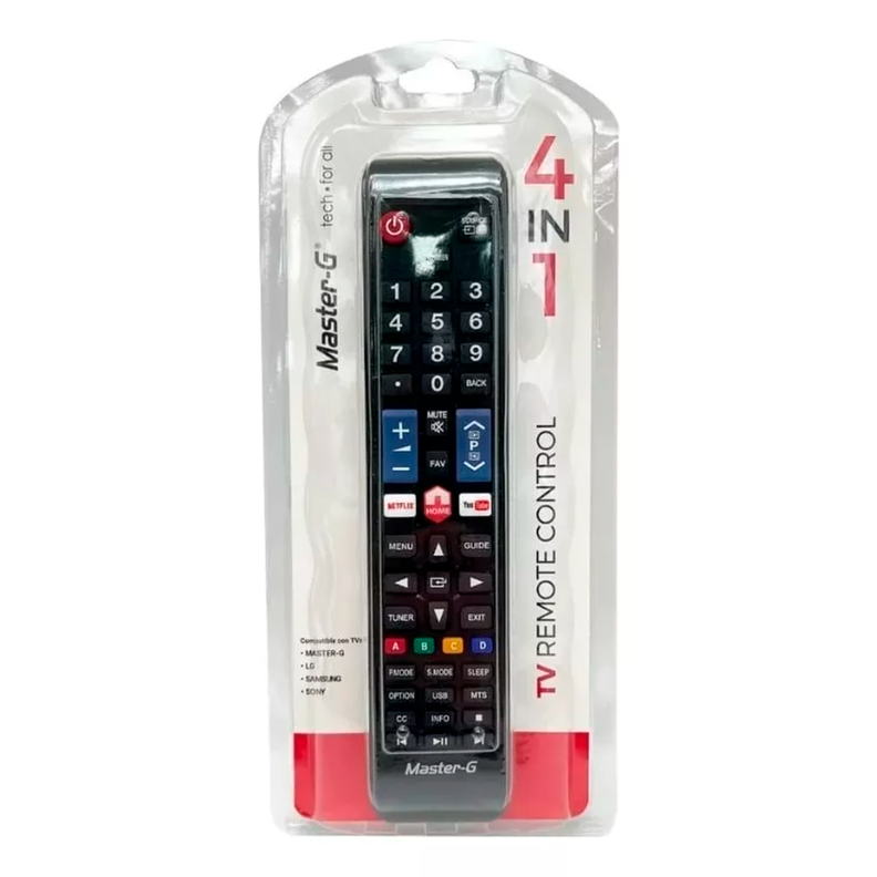 CONTROL REMOTO UNIVERSAL MG 4 EN 1-0