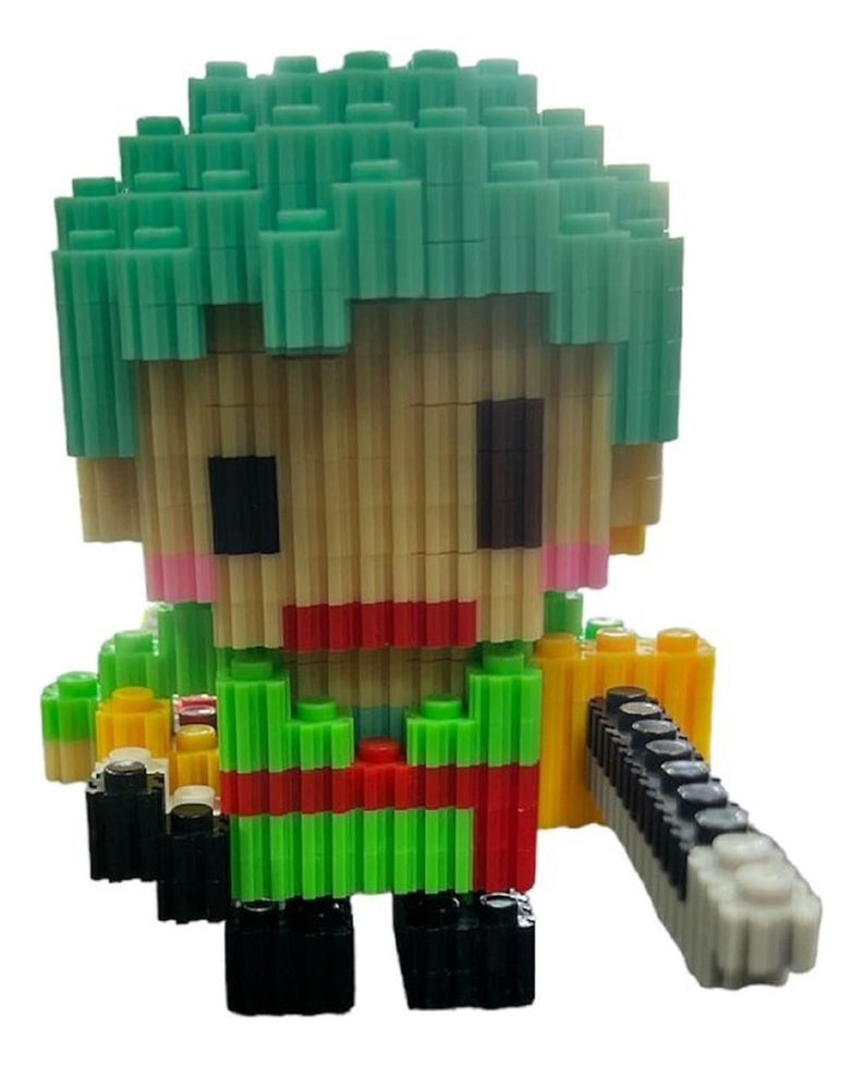 Armable 3d Micro Blocks Zoro 10cm 595 Piezas-0