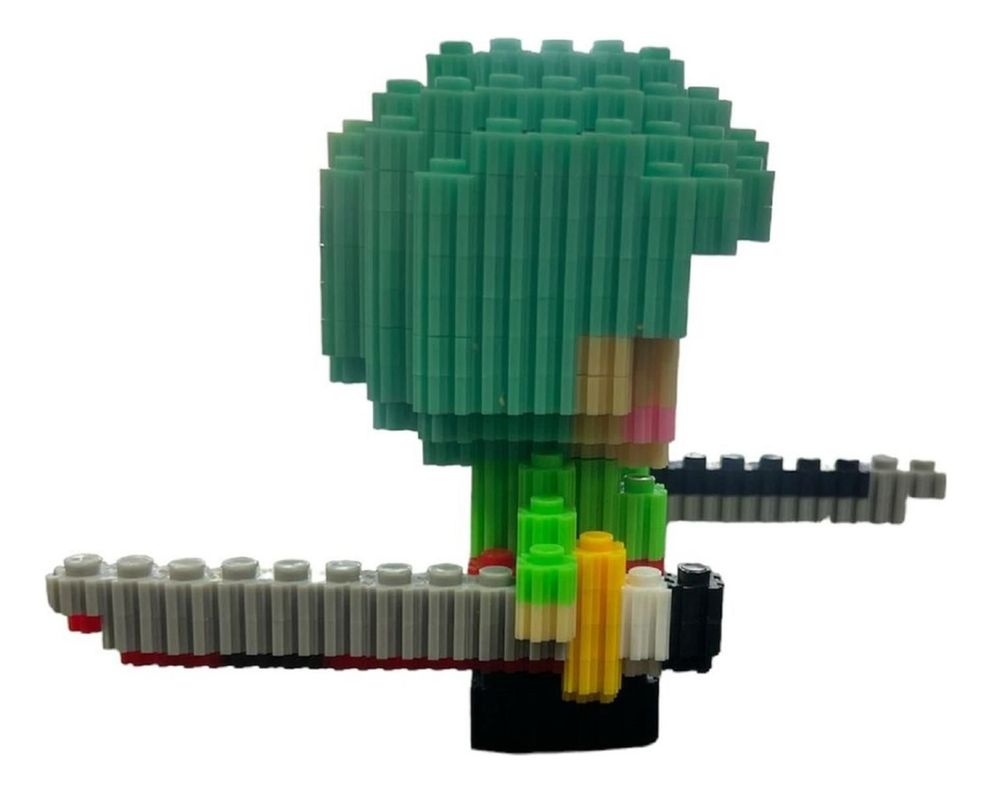 Armable 3d Micro Blocks Zoro 10cm 595 Piezas-1