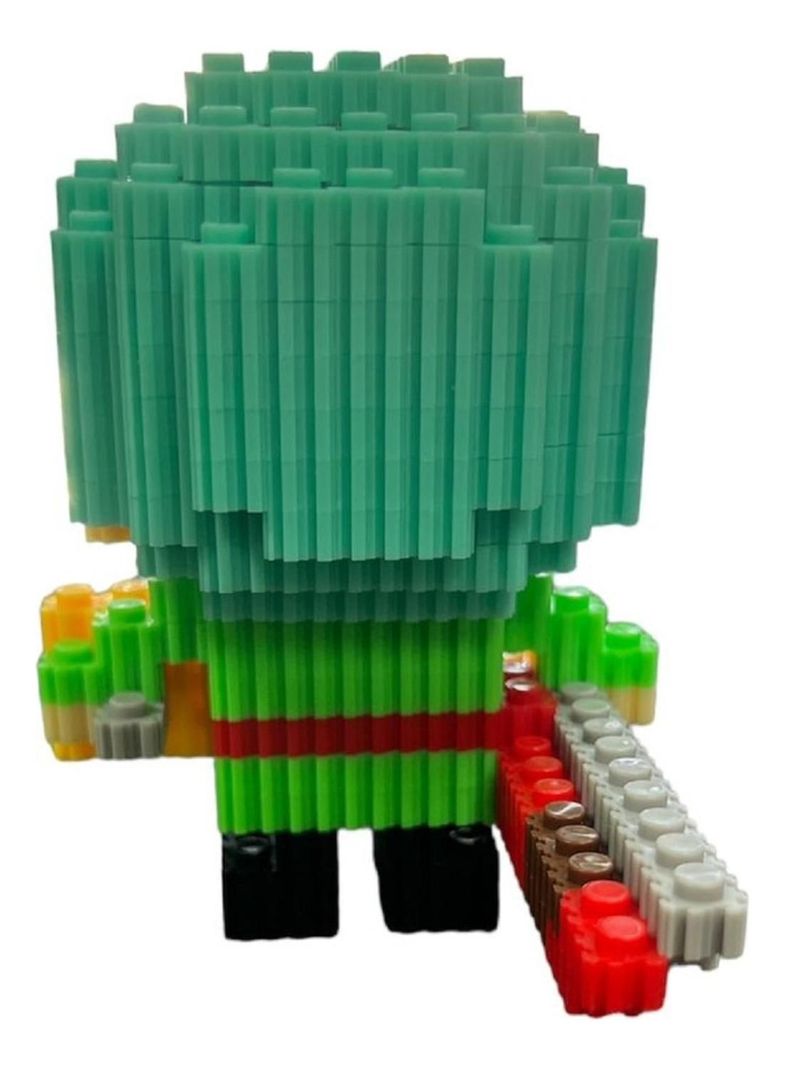 Armable 3d Micro Blocks Zoro 10cm 595 Piezas-2