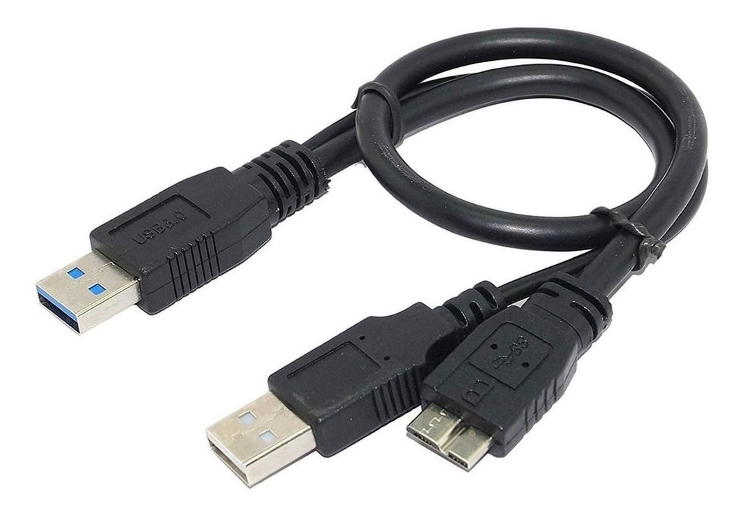 Cable Usb 3.0 Doble Punta Disco Duro Electropc-0