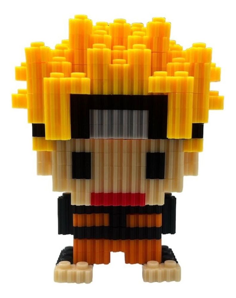 Armable 3d Micro Blocks Naruto 10cm 515 Piezas-0
