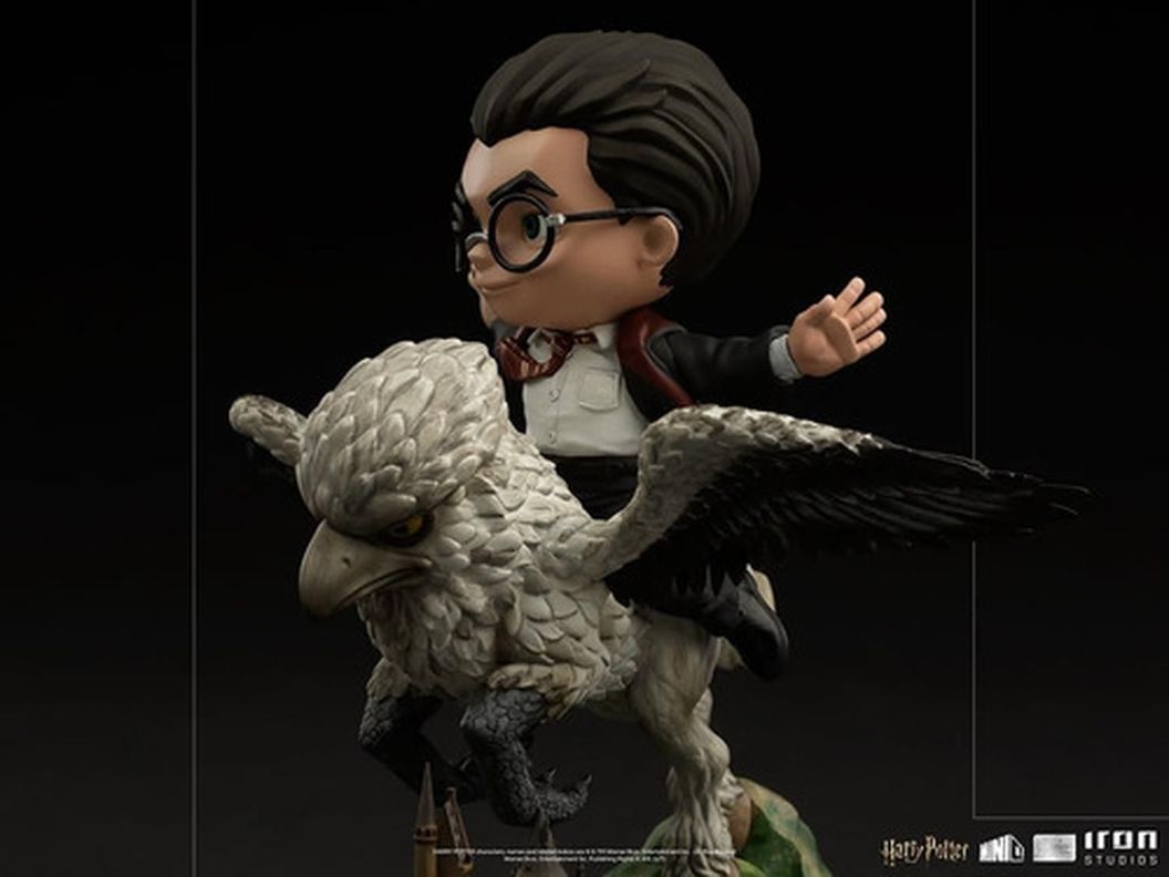 Harry Potter And Buckbeak Minico Iron Studios-4