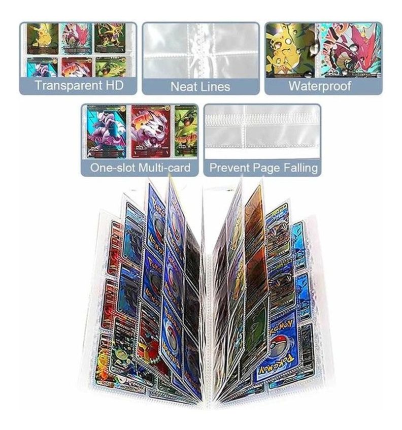 Album Cartas Pokemon 160 + 100 Cartas Originales-1