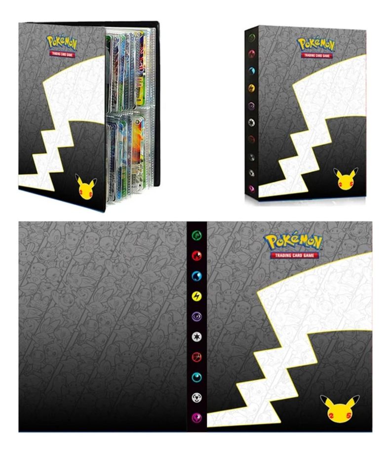 Album Cartas Pokemon 160 + 100 Cartas Originales-3