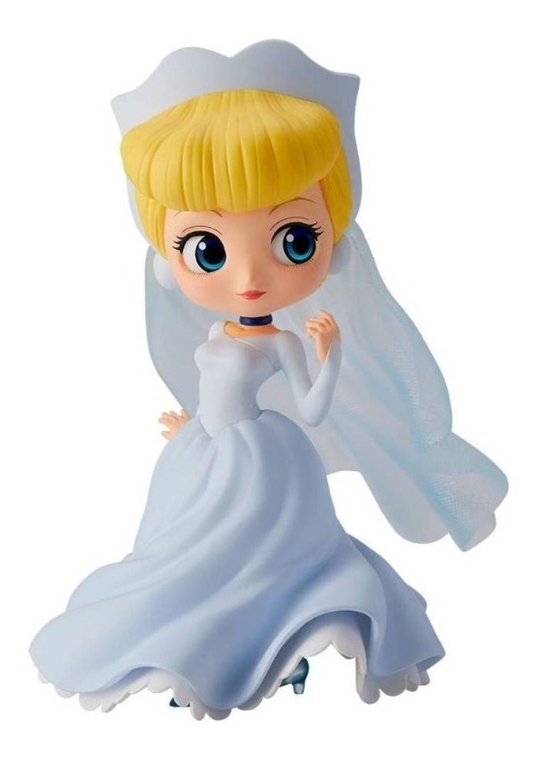 Banpresto Qposket Disney Cenicienta Original Azul