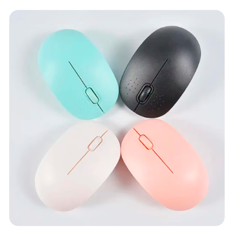 MOUSE INALAMBRICO DM M05 ROSA-2
