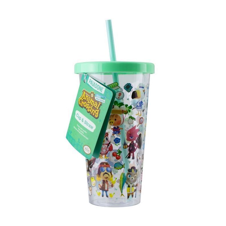 Vaso Animal Crossin Cup And Straw-2