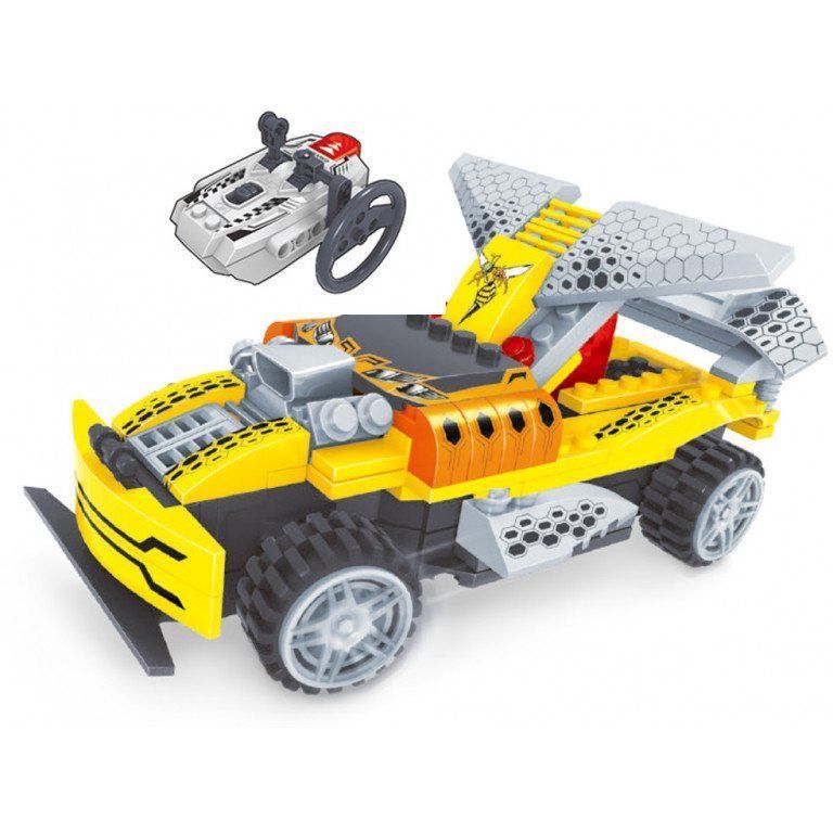 Brictek Rc Action Auto Sport 194 Piezas Con Control-1