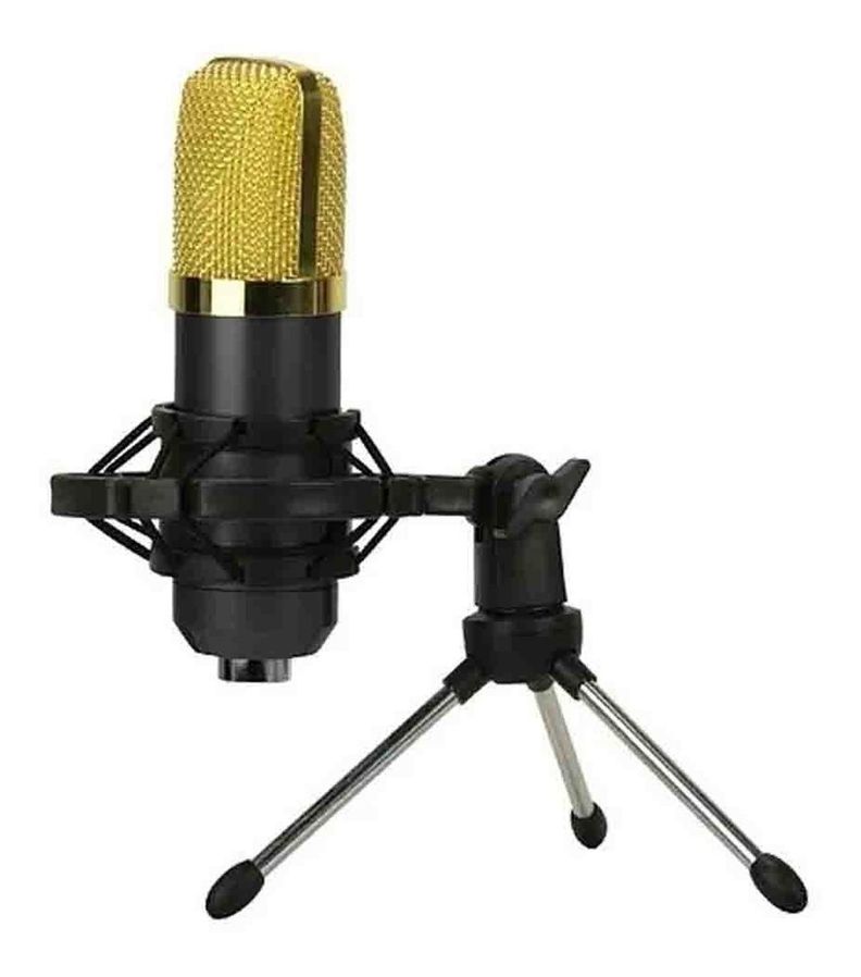 Microfono 3dfx Condensador Gamer Straming B2 Black-0