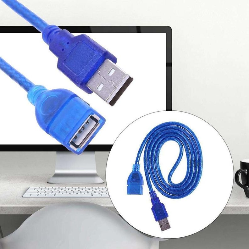 Cable Usb 2.0 Extension Con Filtro M H 1,5 Mts-1
