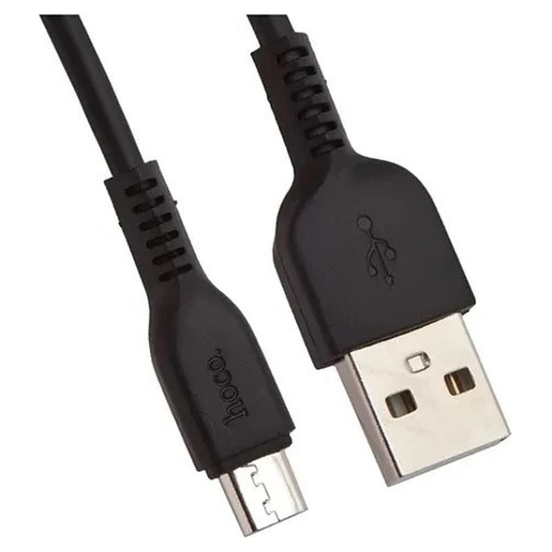 Cable Micro Usb Carga Rapida 2 Metros Hoco JOY PS4 Negro