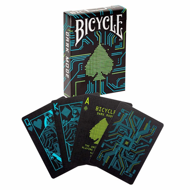 NAIPE BARAJA BICYCLE CREATIVE - DARK MODE	-1