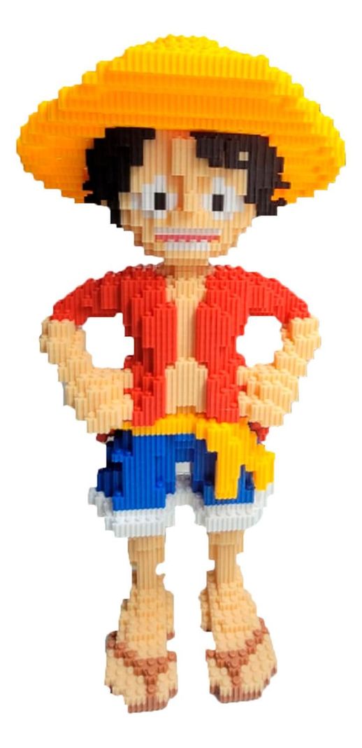 Armable 3d Micro Blocks Luffy Grande 36cm 7450 Piezas-0